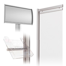 Навесные элементы для рекламных стоек из алюминиевого профиля Навесные элементы для рекламных стоек из алюминиевого профиля